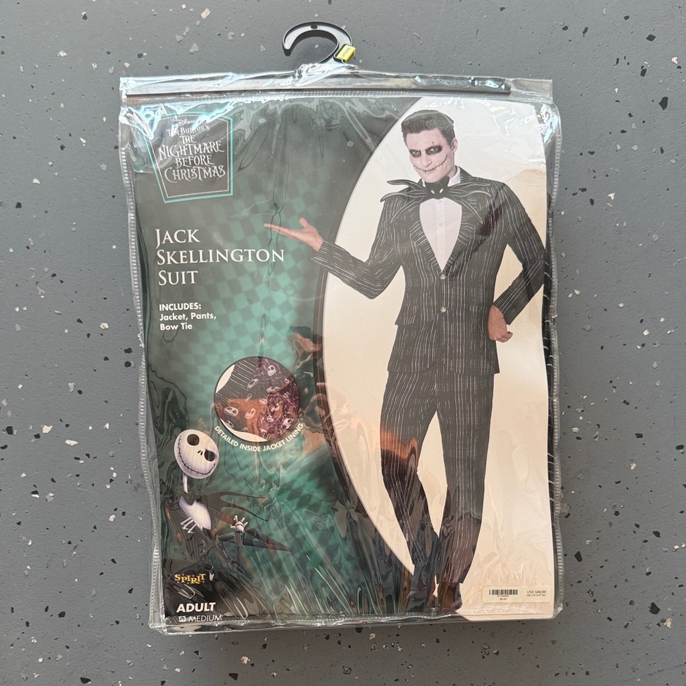 Spirit Black and White Striped Suit